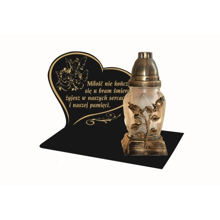 podstawka na znicz z Twoim grawerem